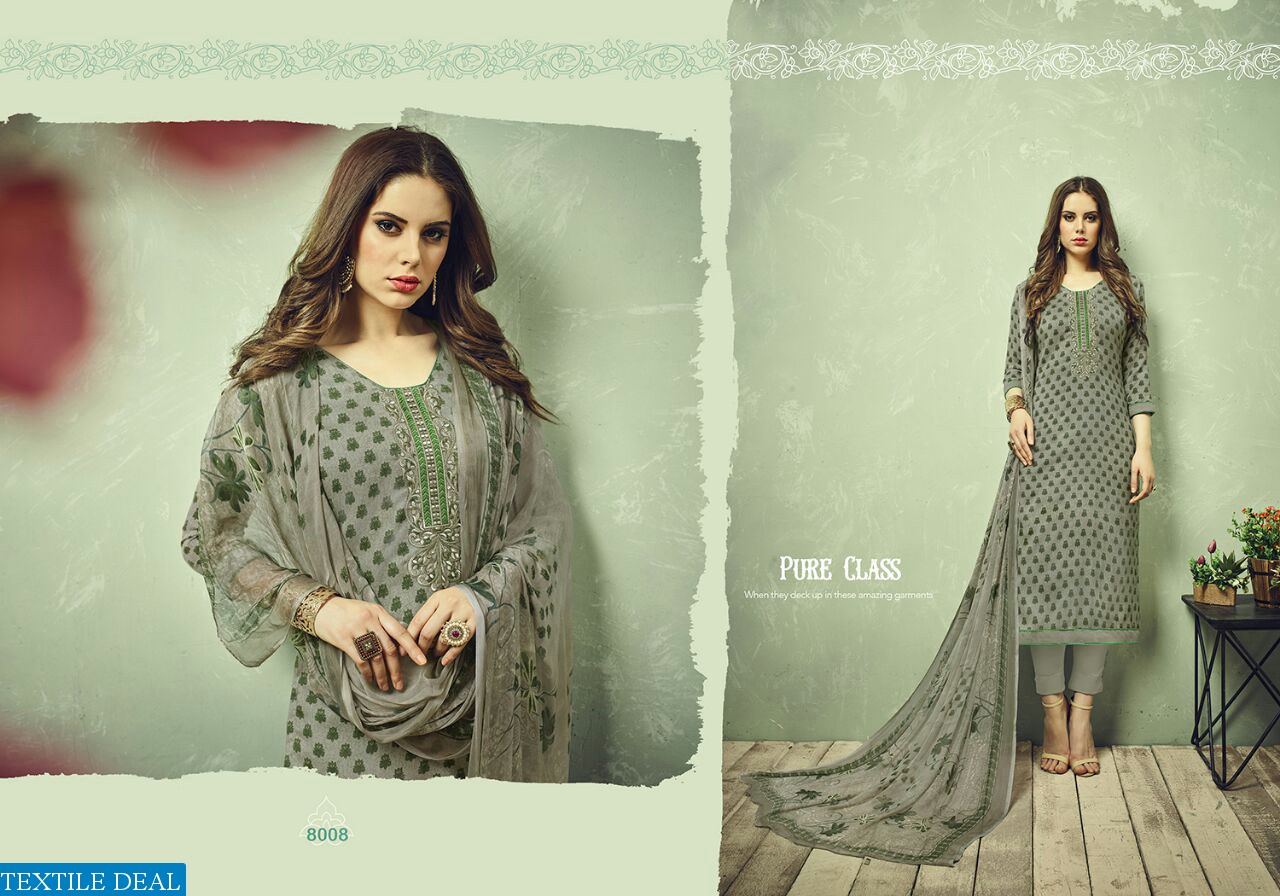 hansa Hidaya vol-8 Wholesale Winter  Casual Dress material